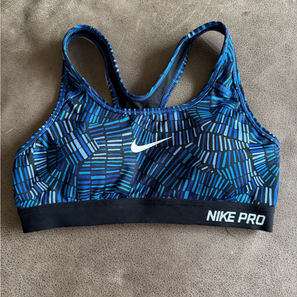 Nike Pro Women's Blue Sports Bra
